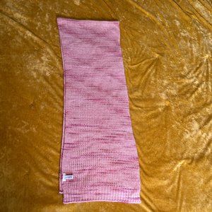 NWOT J Crew Pink Knit Womens Winter Scarf Ribbed Ends 72" Long